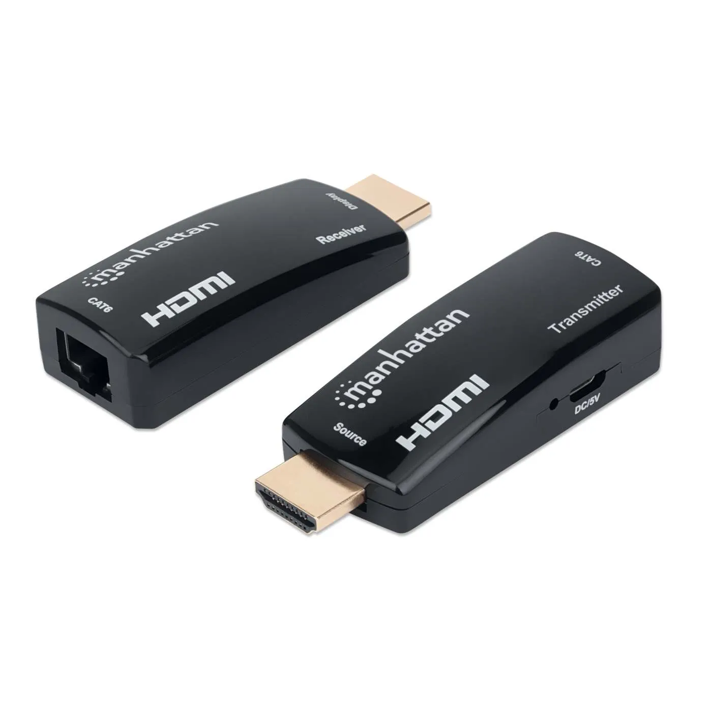 Manhattan Kit Extender HDMI Ethernet 1080p 60 m Compatto
