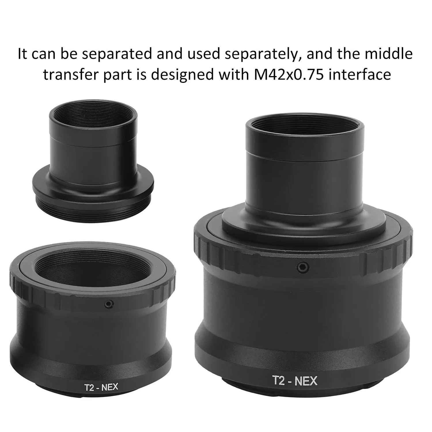 Zunate E-Mount anello adattatore telescopio a T