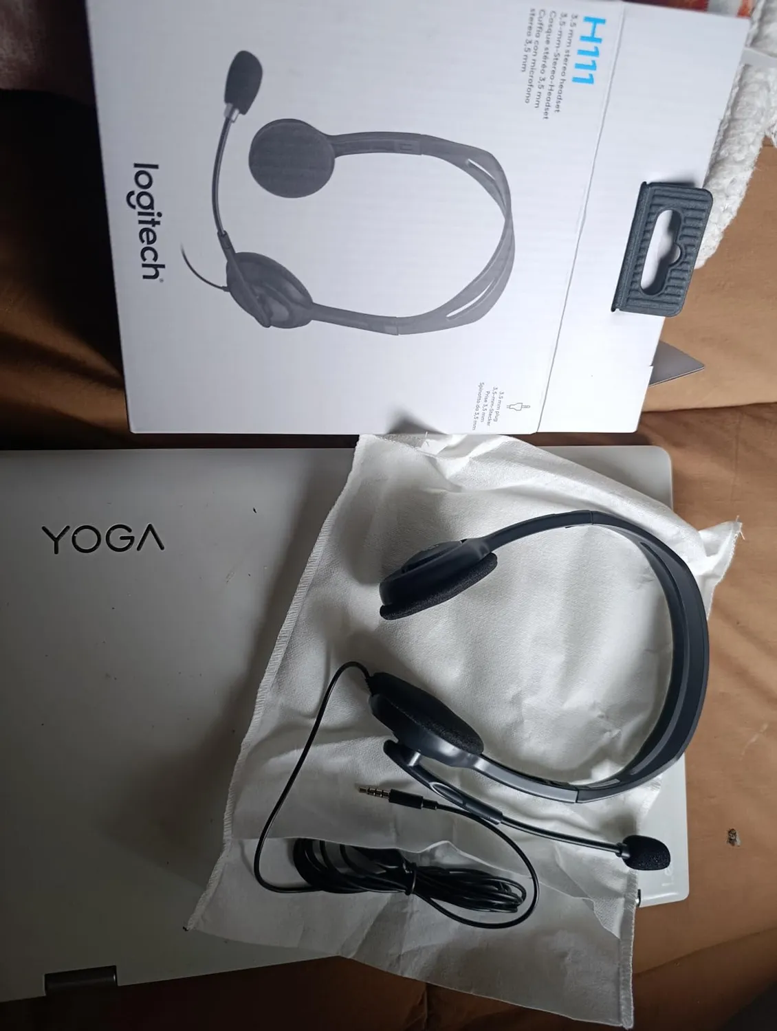 Logitech H111 Cuffie Cablate Jack 3.5mm Microfono Girevole