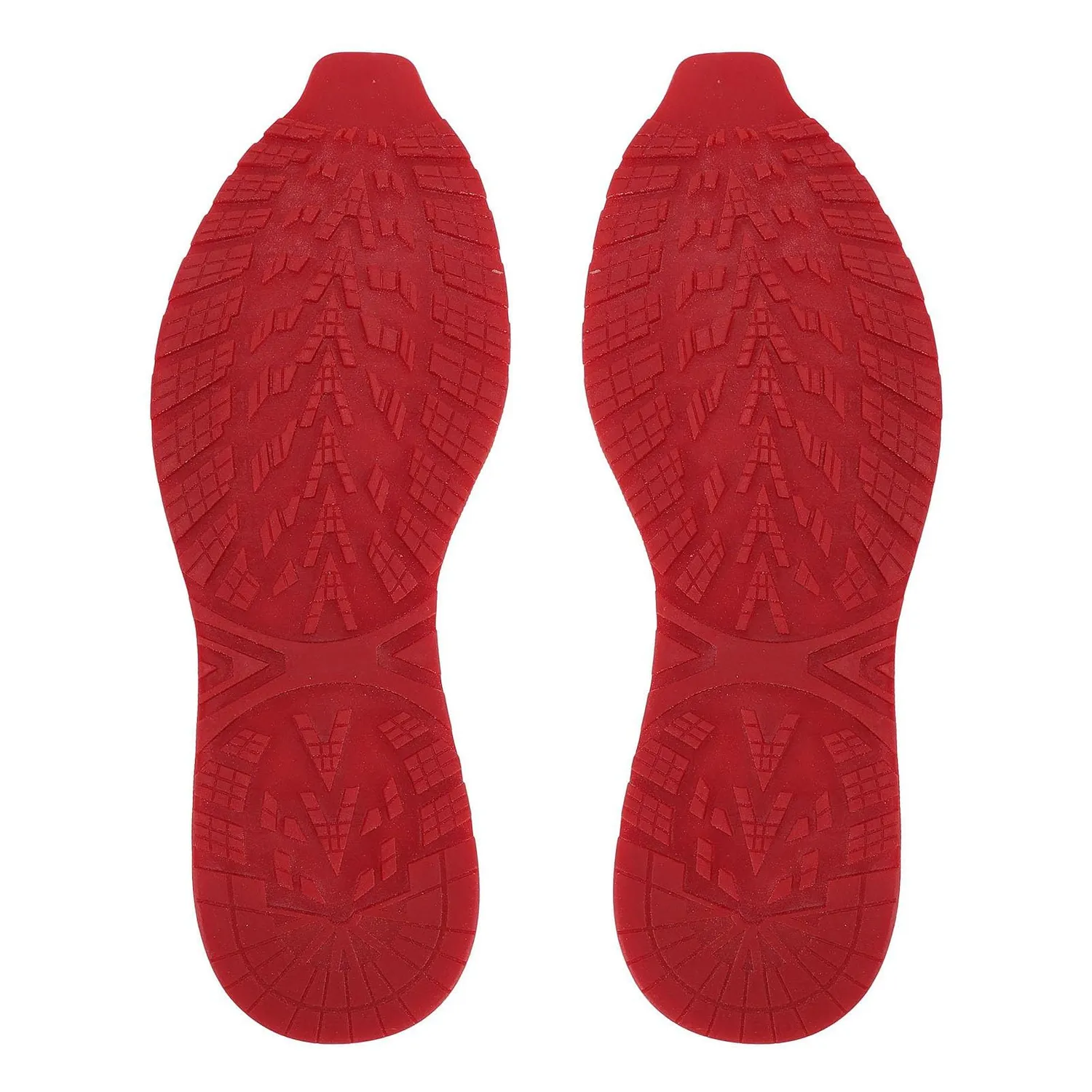 Zunate Suola Antiscivolo Scarpe Gomma Grande Rosso 1 Paio