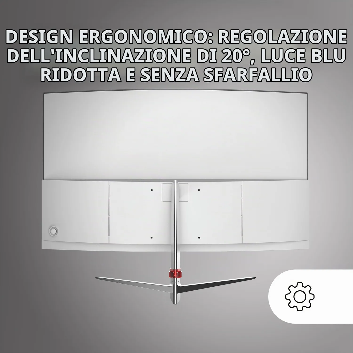 Mars Gaming MV-27C monitor curvo 27 bianco 200Hz