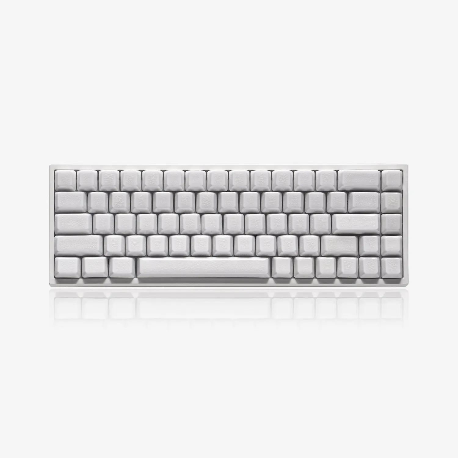 Cerakey V2 Full Set keycap ceramica White Crazed 113 tasti