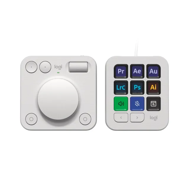 Logitech MX Creative Console keypad bianco programmabile