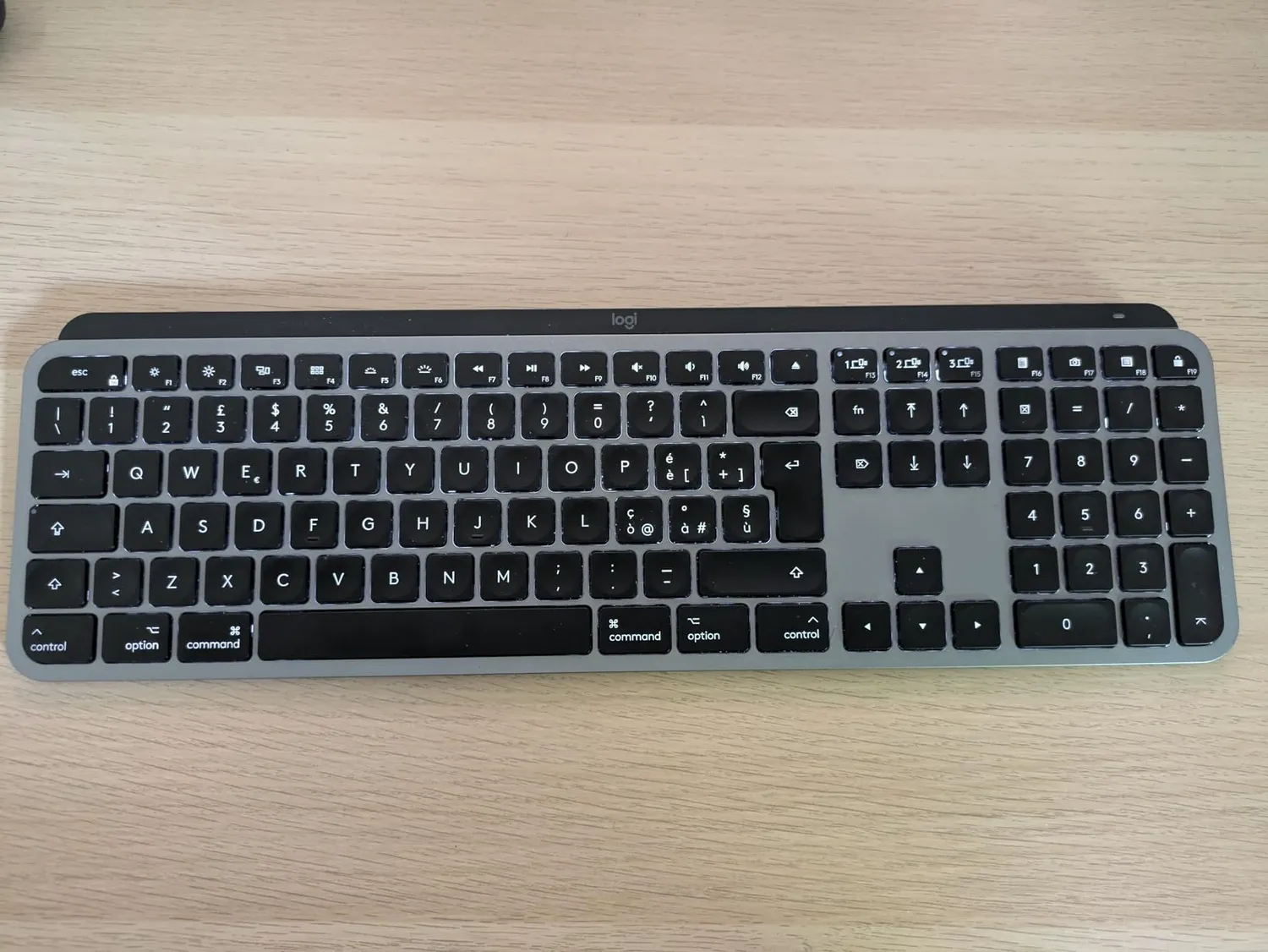 Logitech MX Keys for Mac tastiera wireless grigia retroilluminata
