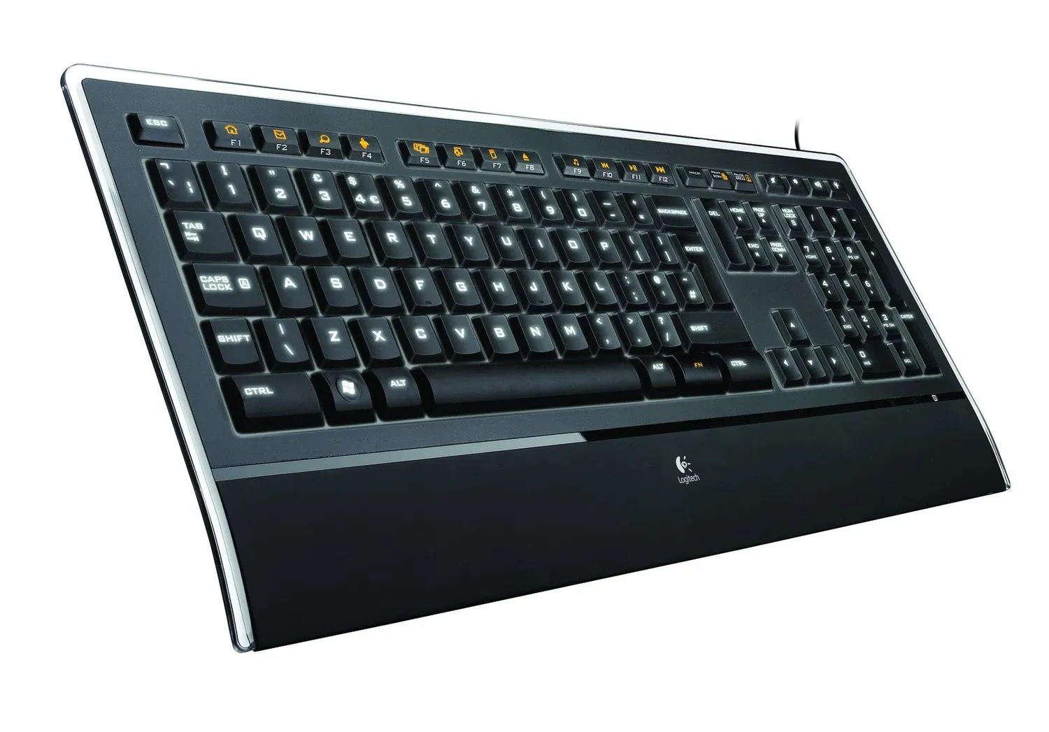 Logitech K740 Tastiera Cablata Illuminata ITA QWERTY Sottile