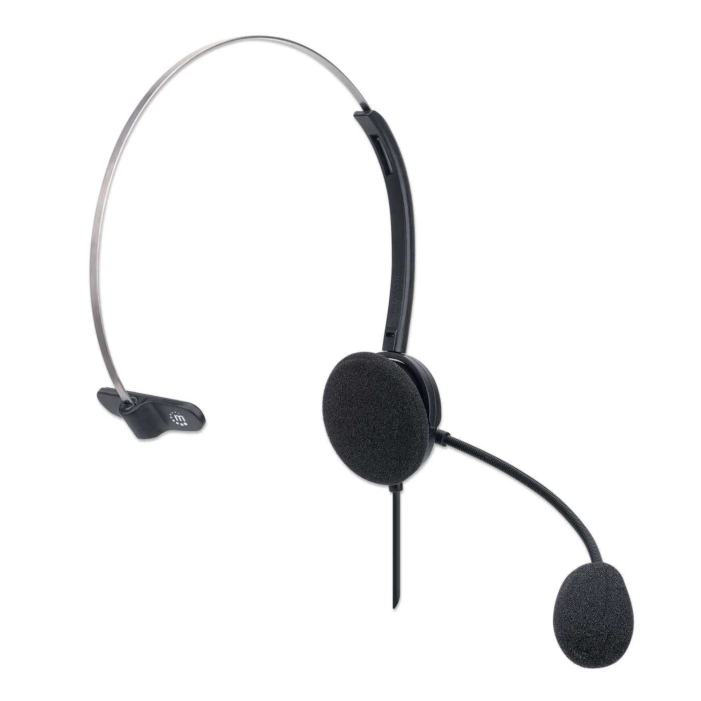 Manhattan Mono cuffia USB on-ear call center