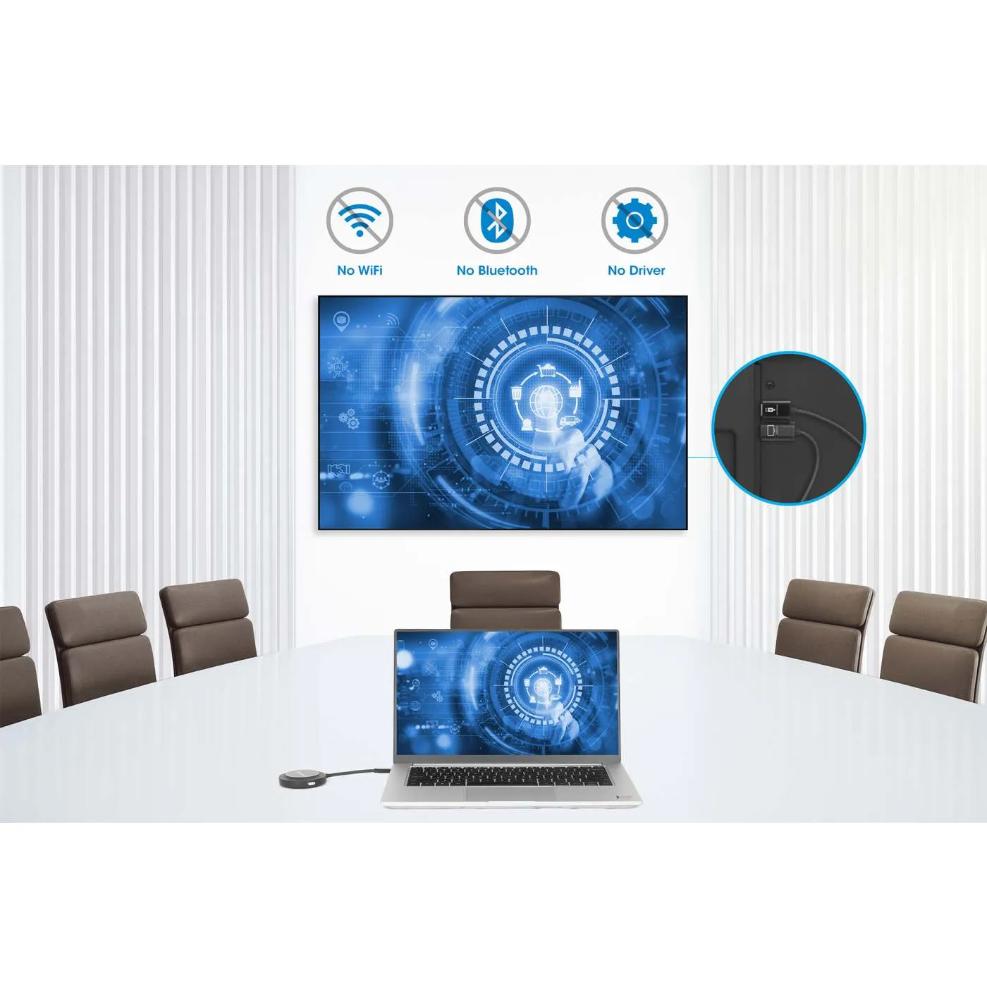 Manhattan Kit HDMI Wireless 1080p con 2 Trasmettitori USB-C