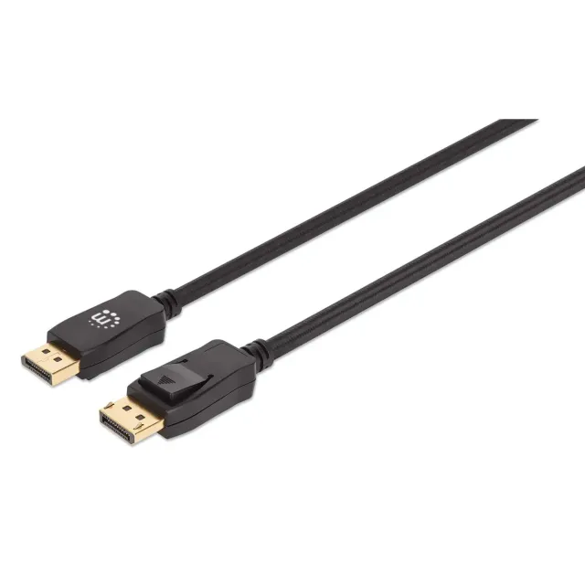 Manhattan Cavo DisplayPort 1.4 8K@60Hz Treccia 3 m HDR
