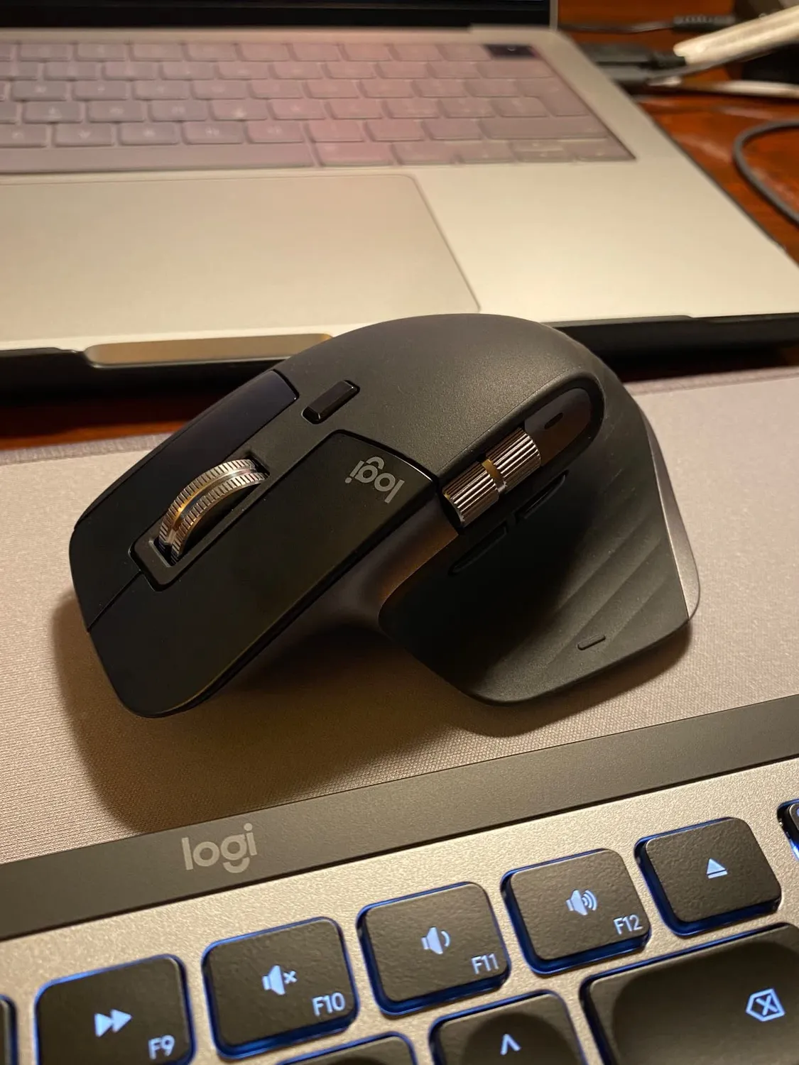 Logitech MX Master 3S per Mac mouse Space Grey 8K