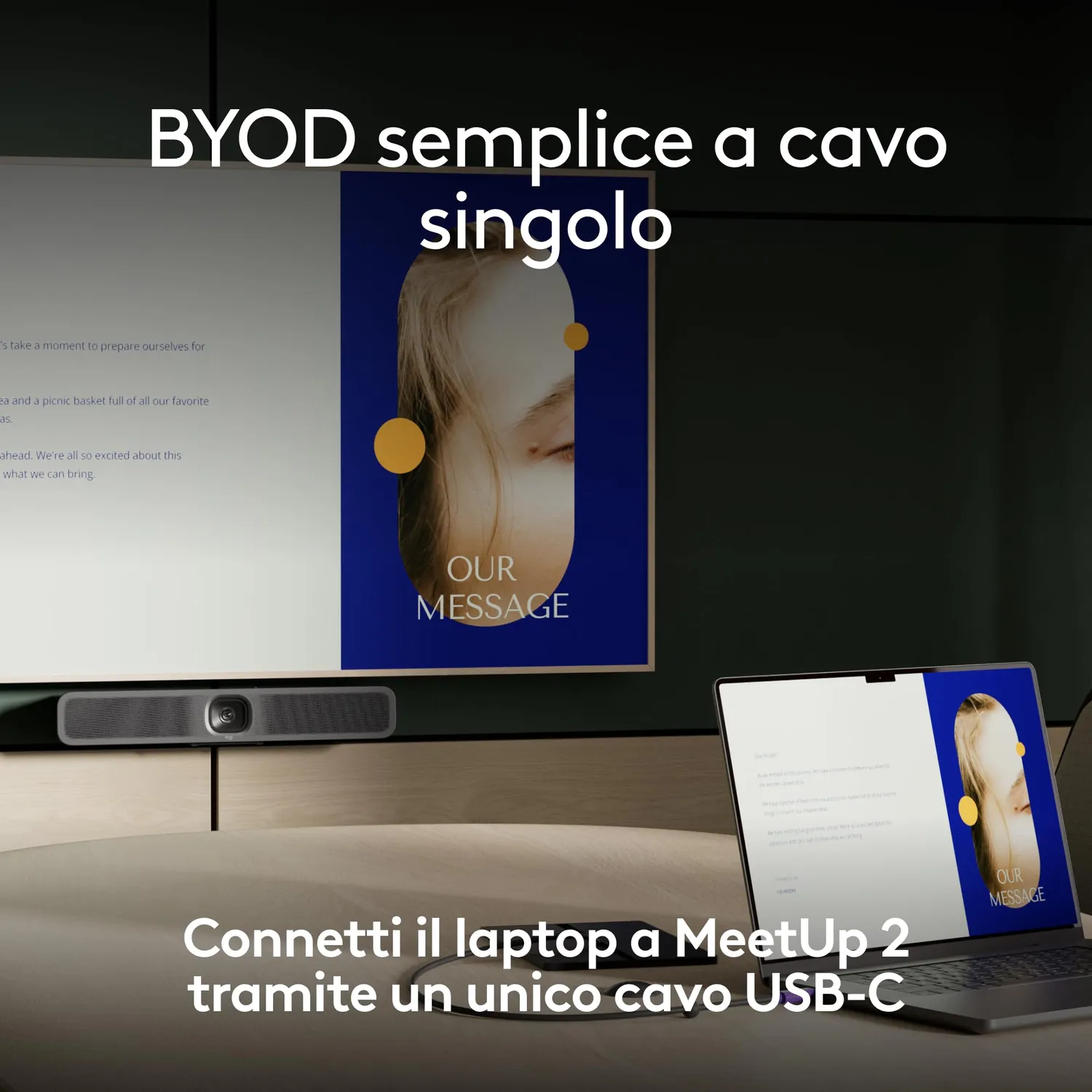Logitech MeetUp 2 cavo USB Active 5m BYOD
