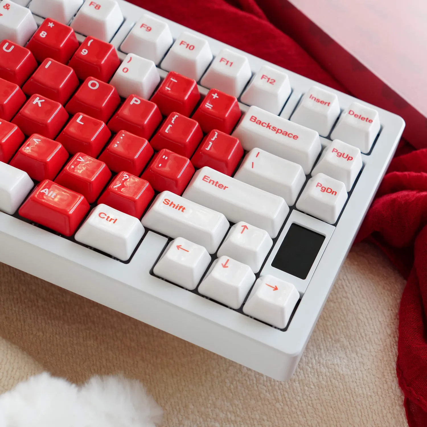 Cerakey Heart of Love keycap ceramica Red Heart