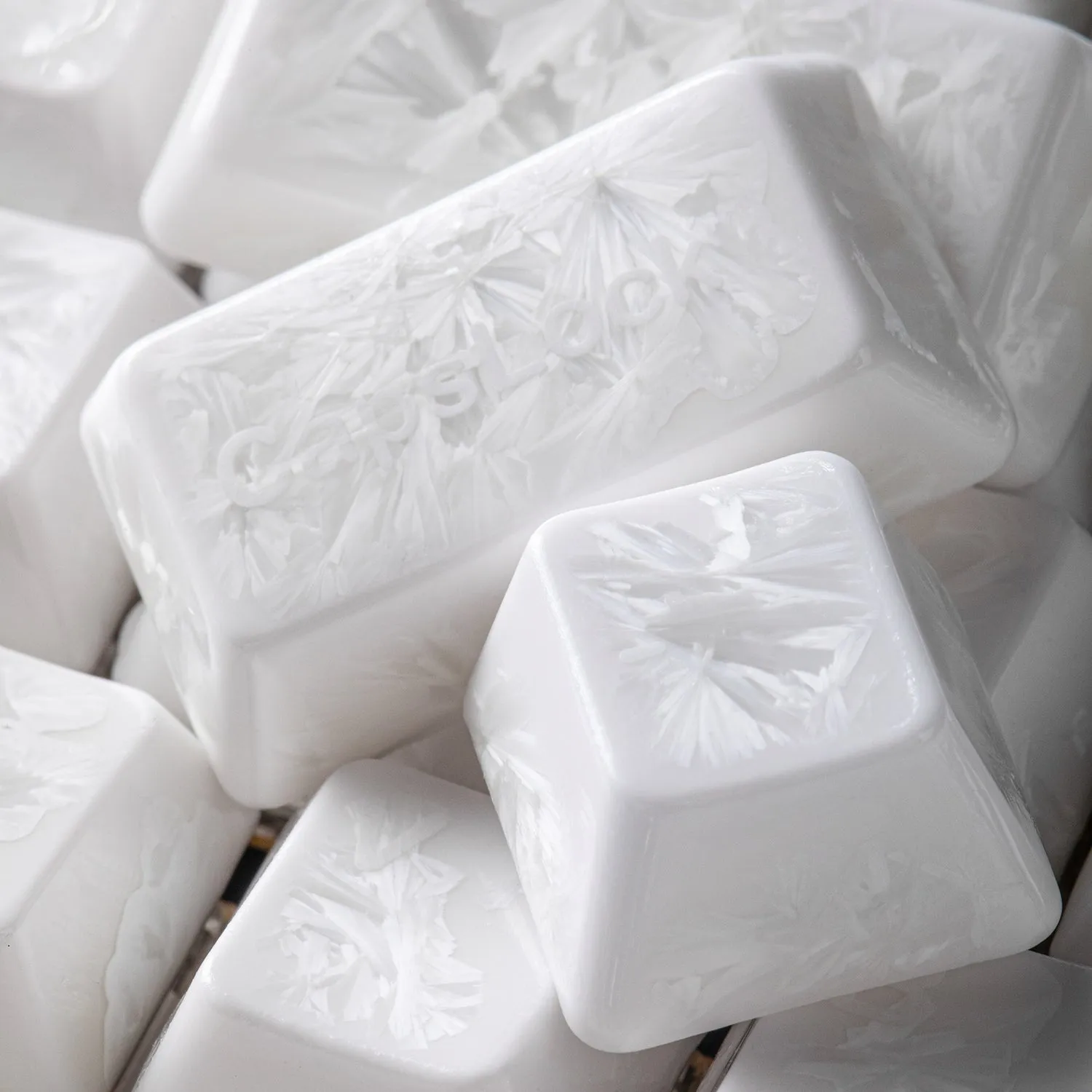 Cerakey V2 set keycap ceramica White Ice Crystal full