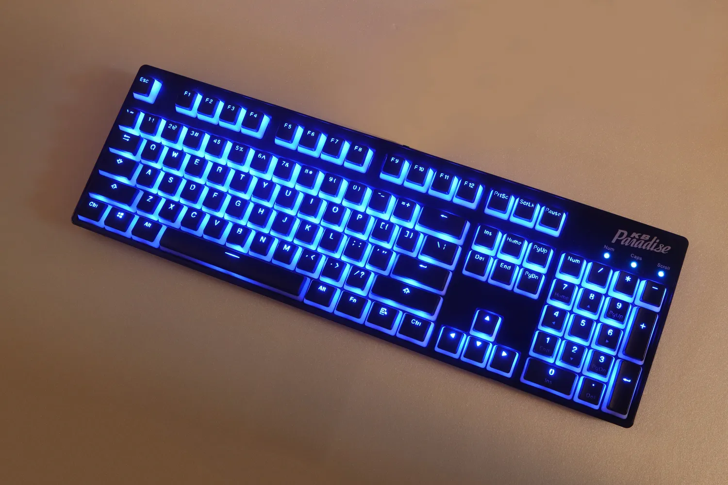 KBParadise Pudding keycaps PBT nero 108 tasti