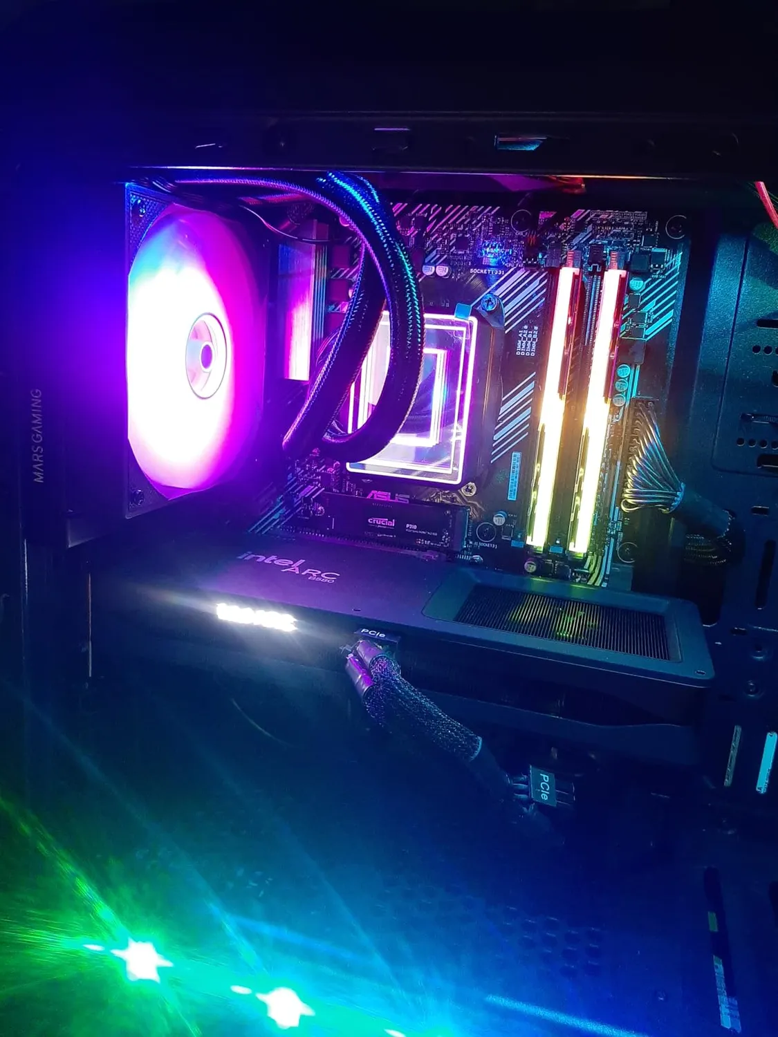 Mars Gaming ML-TWO120 dissipatore a liquido nero 120mm