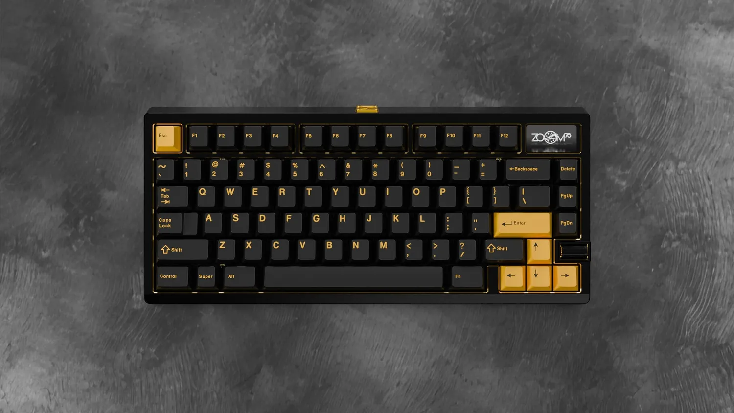 CoffeeKeys Zoom75 TIGA tastiera Forest Green barebone tri-mode