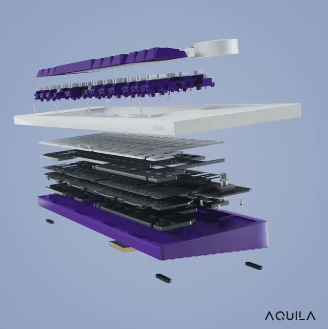 CoffeeKeys Aquila PCB ricambio hotswap