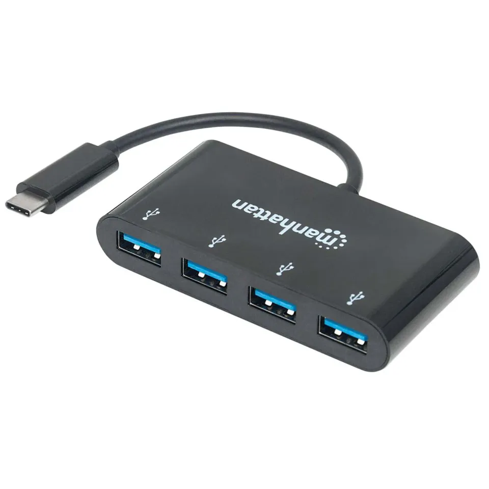 Manhattan 4-Port USB 3.0 Type-C Hub usb 4 porte 5 Gbps