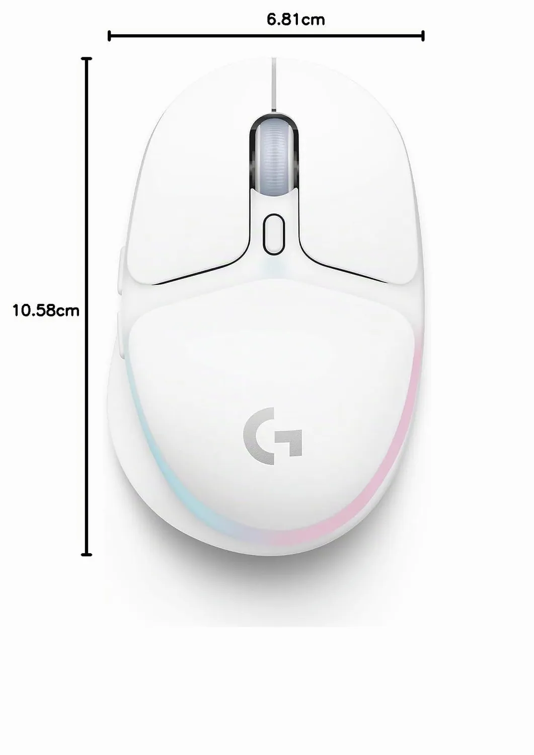 Logitech G G705 mouse gaming wireless bianco Lightspeed 85g