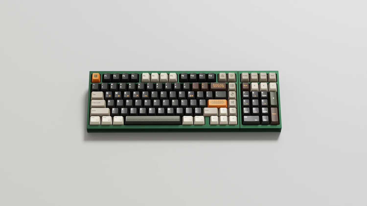 Luminkey 98 tastiera Jade Green Gateron Sylva