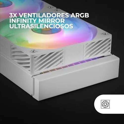 Mars Gaming ML-VISIONPRO360 dissipatore a liquido bianco 360mm LCD