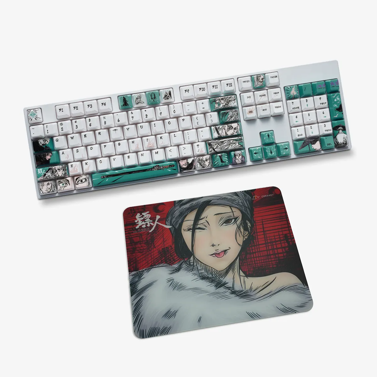 Cerakey Blades Guardians bundle keycap ceramica + vetro Dao Ma