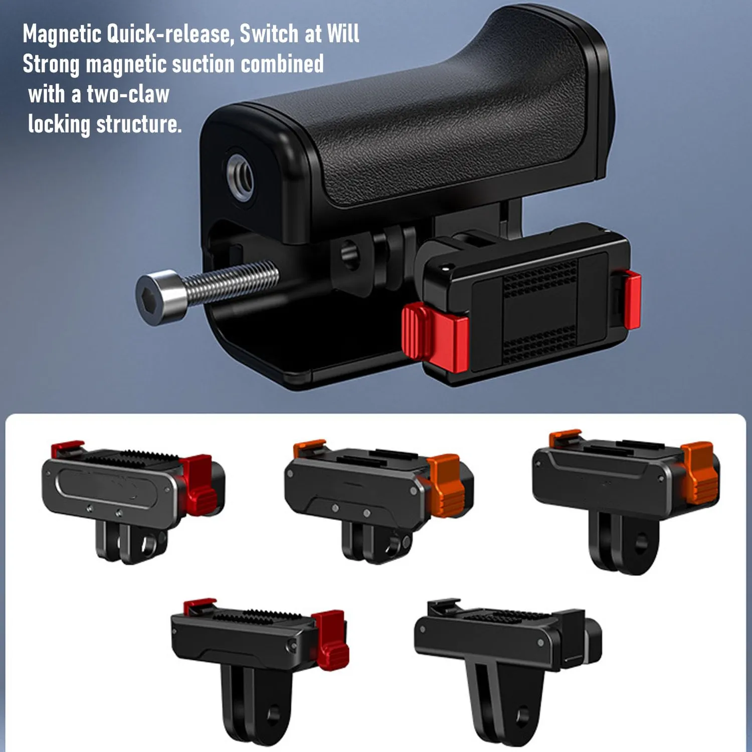 Zunate impugnatura action cam Action 3/4/5 Pro alluminio scatto