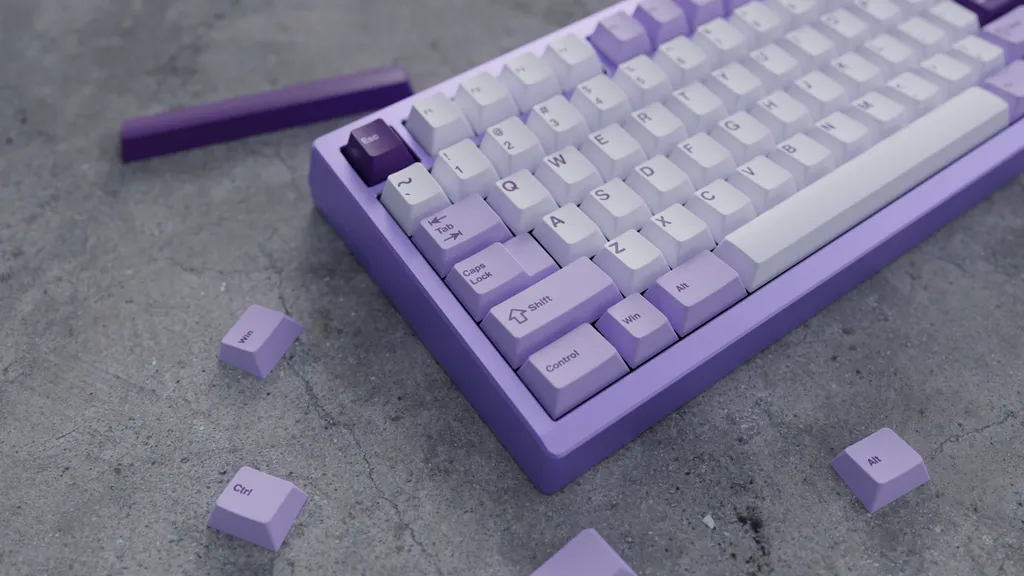 CoffeeKeys WS Lavender Bliss keycap PBT Cherry 223 tasti