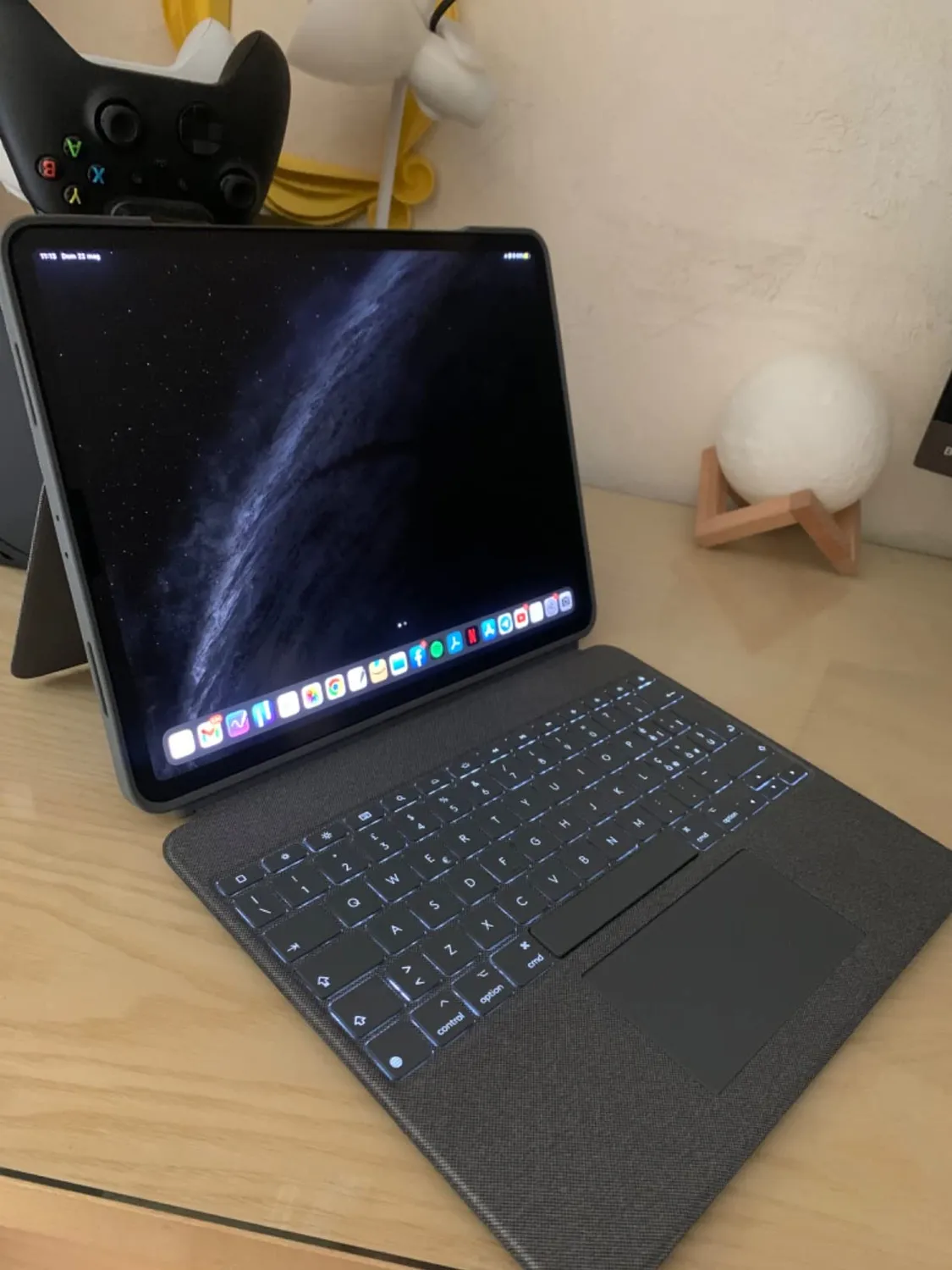 Logitech Combo Touch Custodia Tastiera iPad Pro 12,9 Grigio ITA