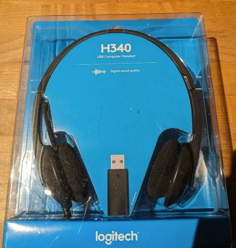 Logitech H340 Cuffie Cablate USB One Size con microfono