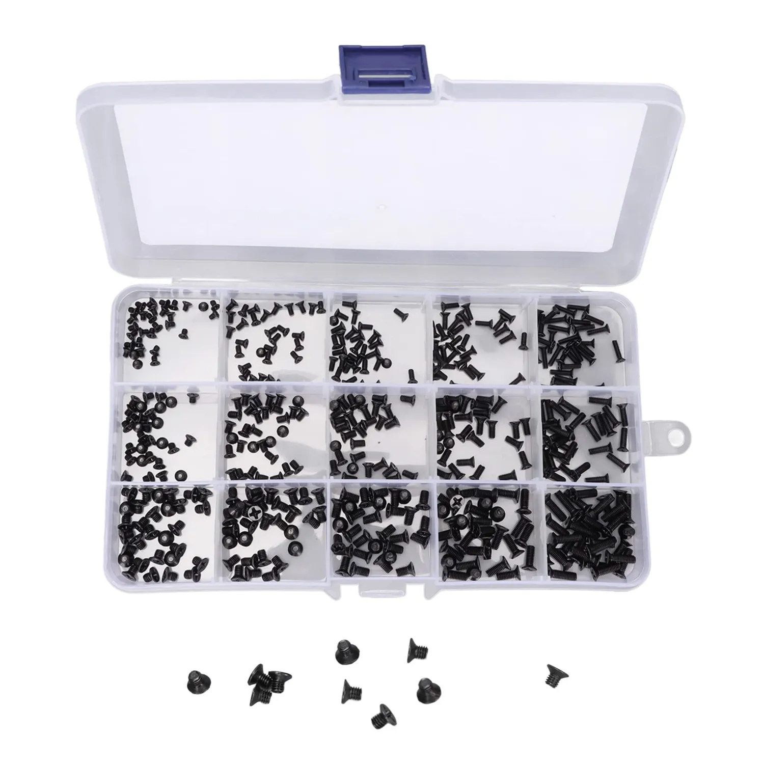 Zunate Set 450 Viti Laptop in Acciaio Universali con Scatola