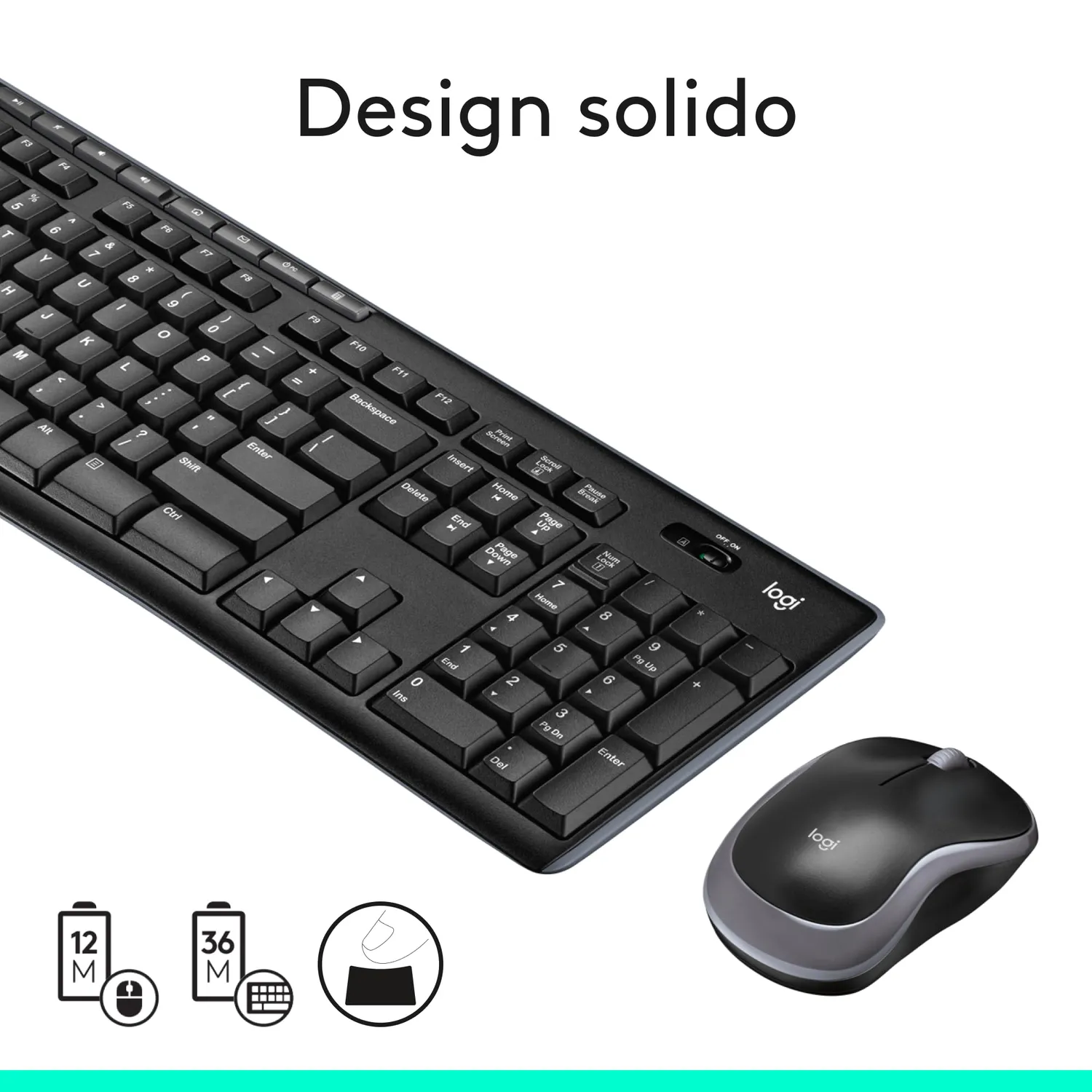 Logitech MK270 Combo Tastiera e Mouse Wireless ITA QWERTY