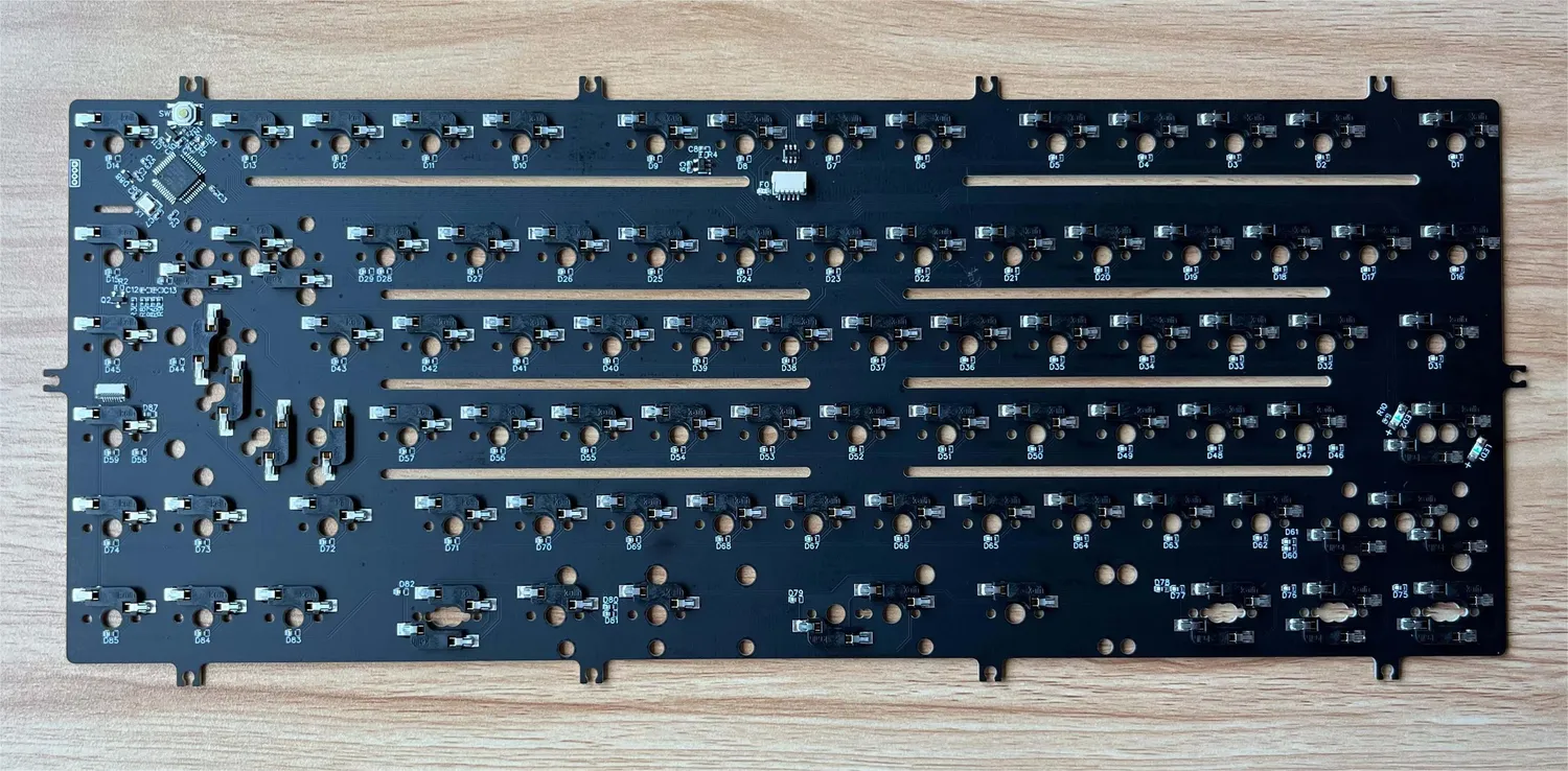 CoffeeKeys MKC75 PCB tastiera Flex Cut Hotswap tri-mode