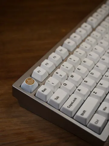 CoffeeKeys Latte keycap artisan zinco marrone