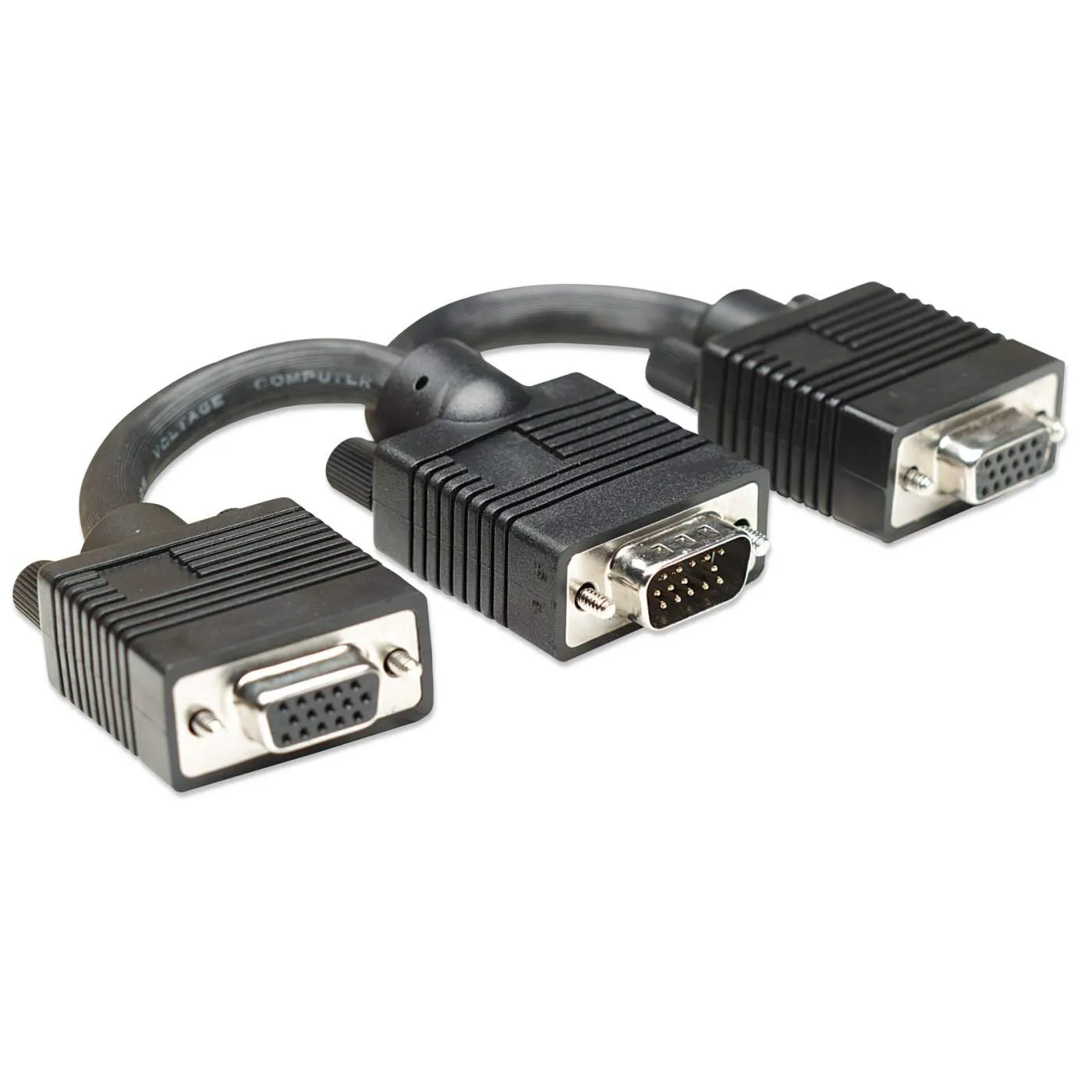 Manhattan SVGA cavo sdoppiatore VGA HD15 1-2 monitor
