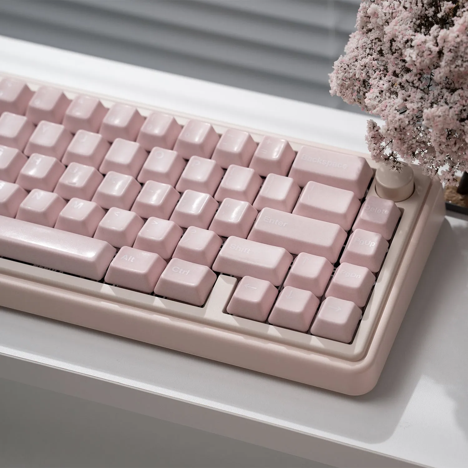Cerakey V3 Matte Pink set tasti ceramica con scritte