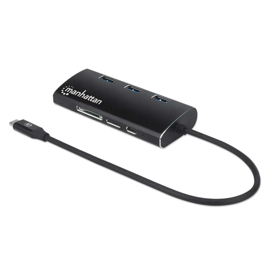 Manhattan SuperSpeed USB-C adattatore multiporta 4K Ethernet