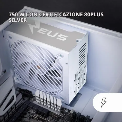 Mars Gaming MPZE750SIM alimentatore 750W bianco modulare