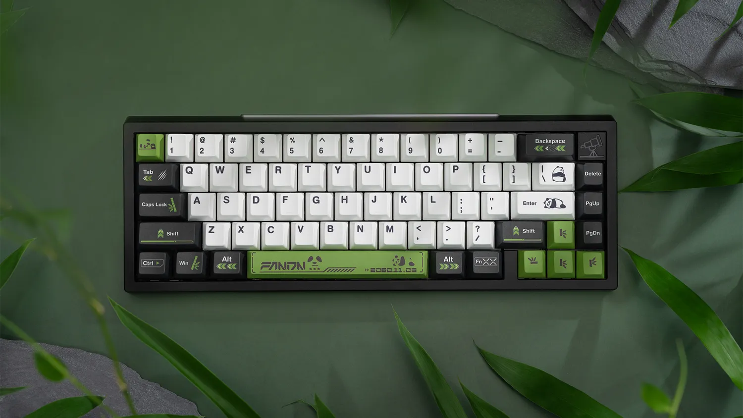 CoffeeKeys Zoom65 V3 Panda tastiera barebone nera