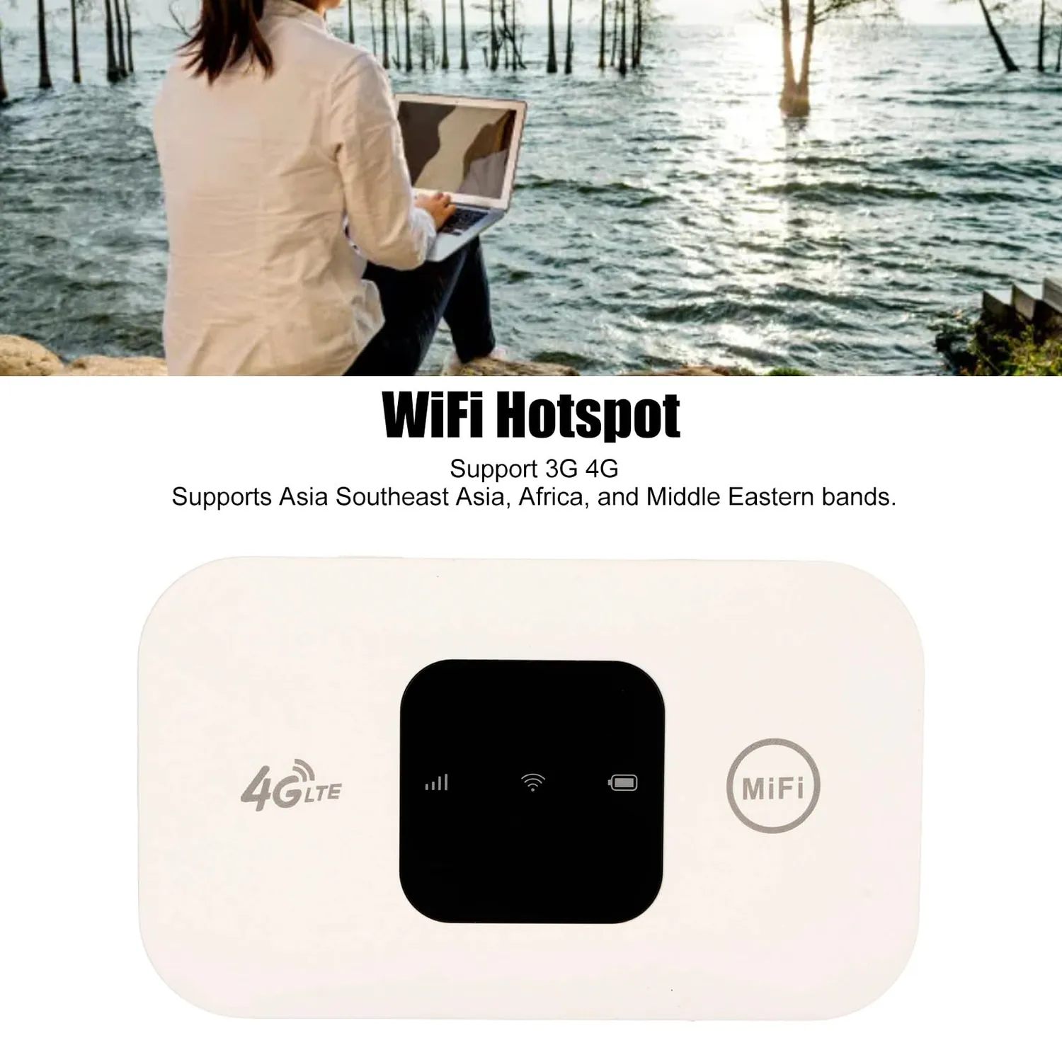 Zunate router portatile 4G WiFi hotspot 10 dispositivi