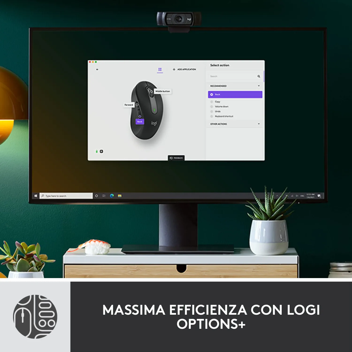 Logitech Signature MK650 Combo Business Tastiera Mouse ITA