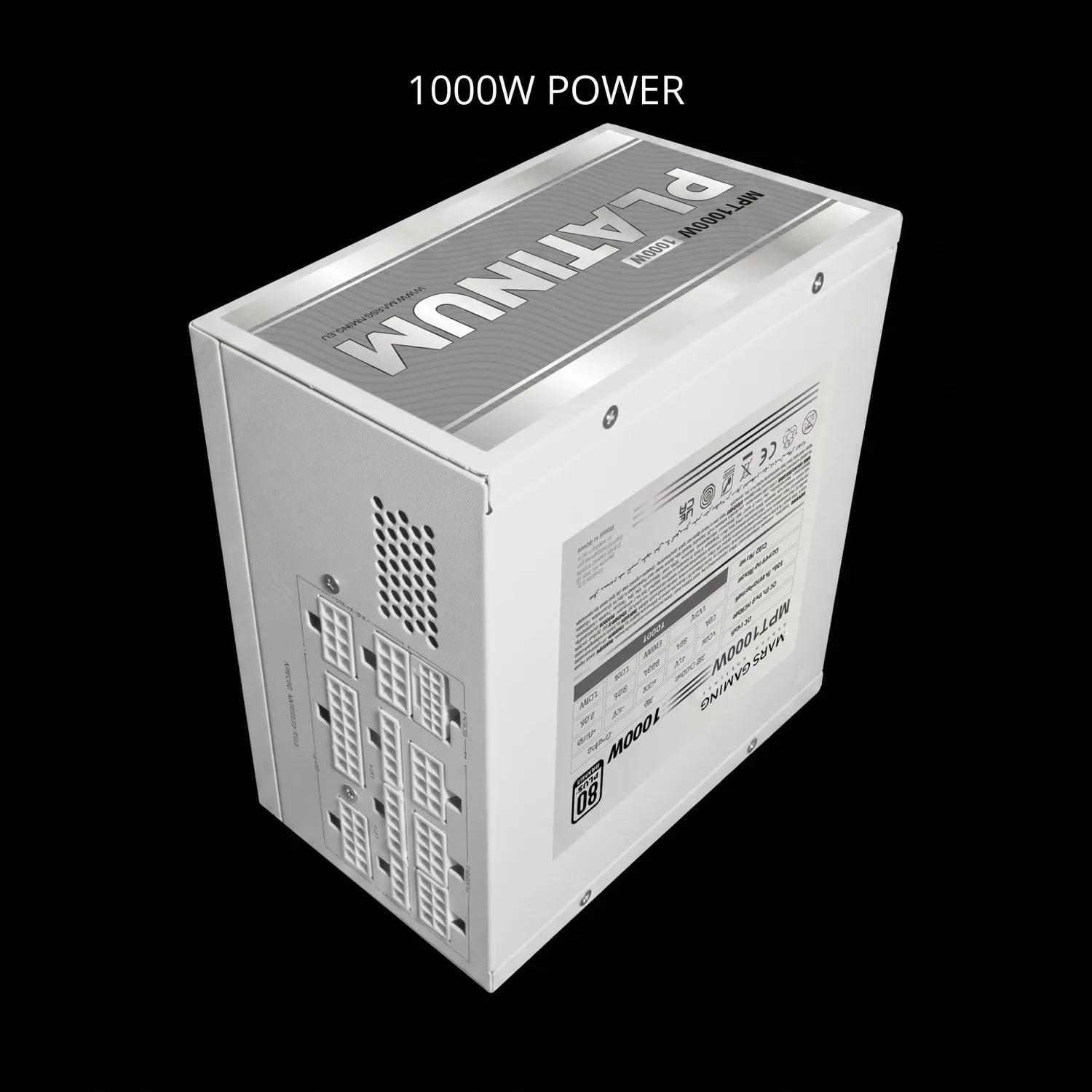 Mars Gaming MPT1000 alimentatore 1000W nero platinum