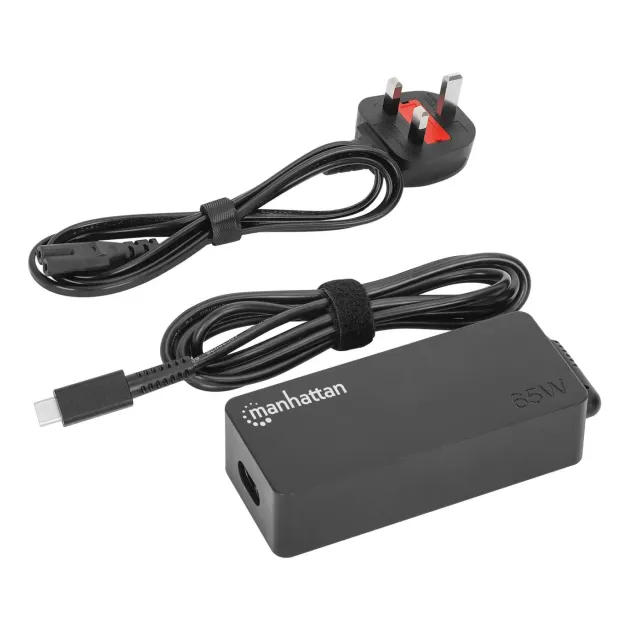 Manhattan caricabatterie laptop USB-C PD 65W con cavo