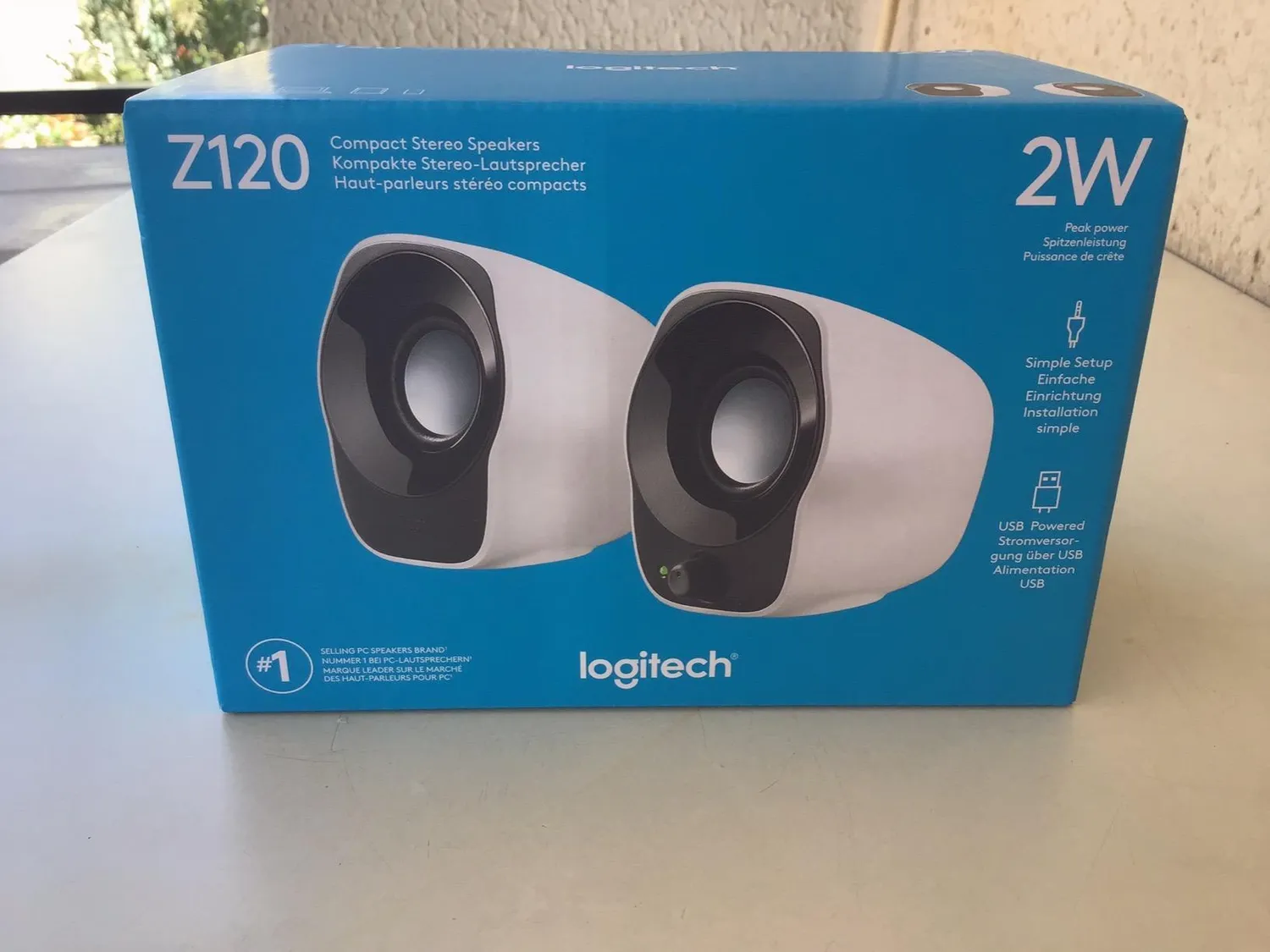 Logitech Z120 altoparlanti stereo PC USB compatti neri