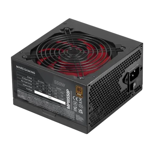 Mars Gaming MPIII550P alimentatore ATX 550W Bronze nero