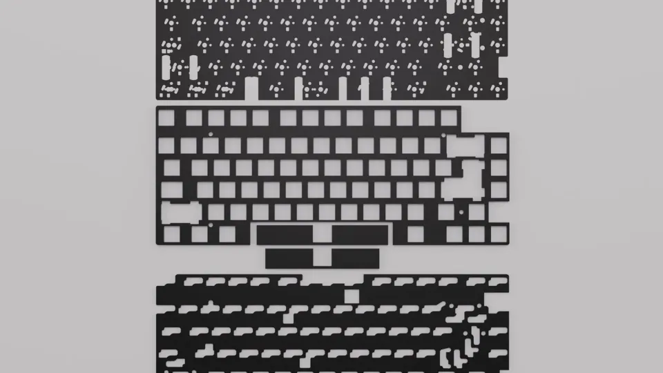 CoffeeKeys Zoom75 TIGA foam Poron smorzante