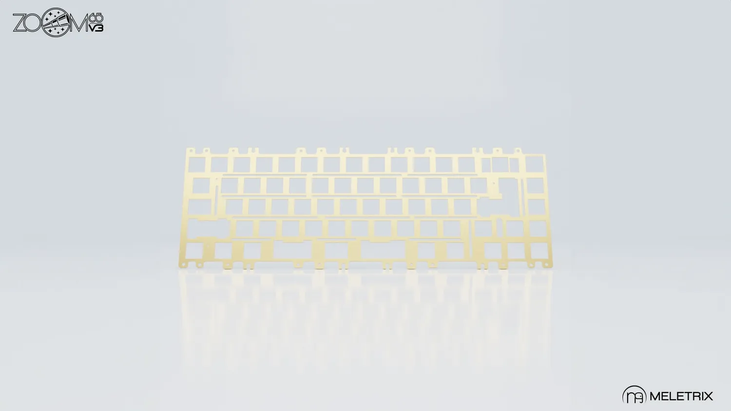 Meletrix Zoom65 V3 plate PC per tastiera