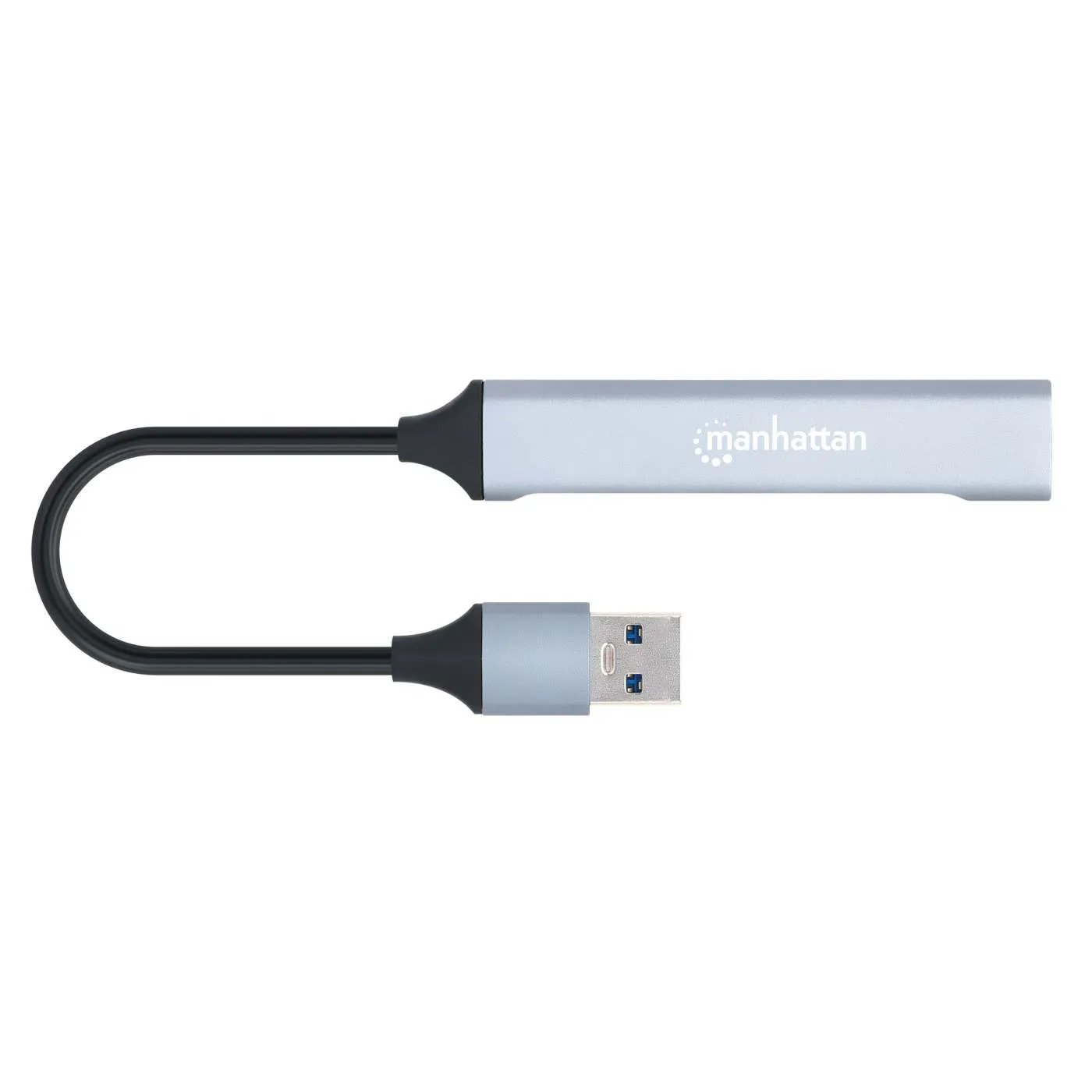 Manhattan hub USB 4 porte combo 3.0/2.0 5 Gbps alluminio