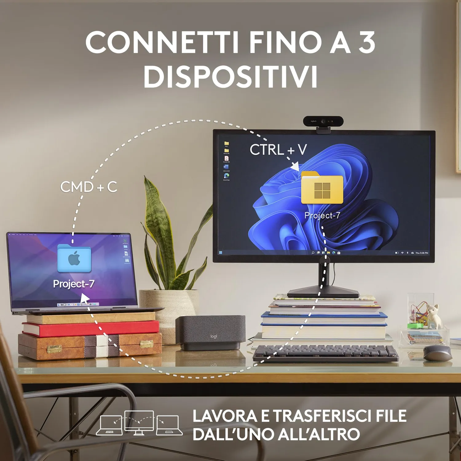 Logitech MX Anywhere 3S mouse wireless grafite