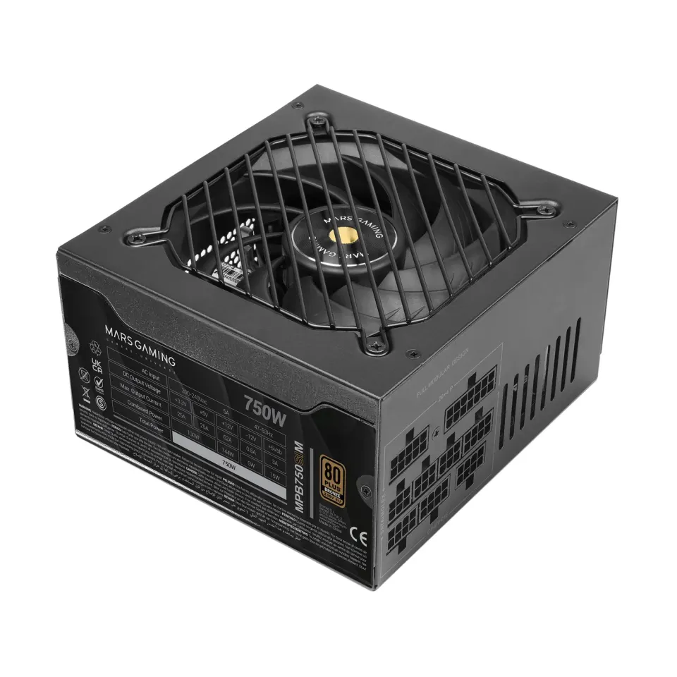 Mars Gaming MPB750SIM Alimentatore ATX 750W Nero Modul