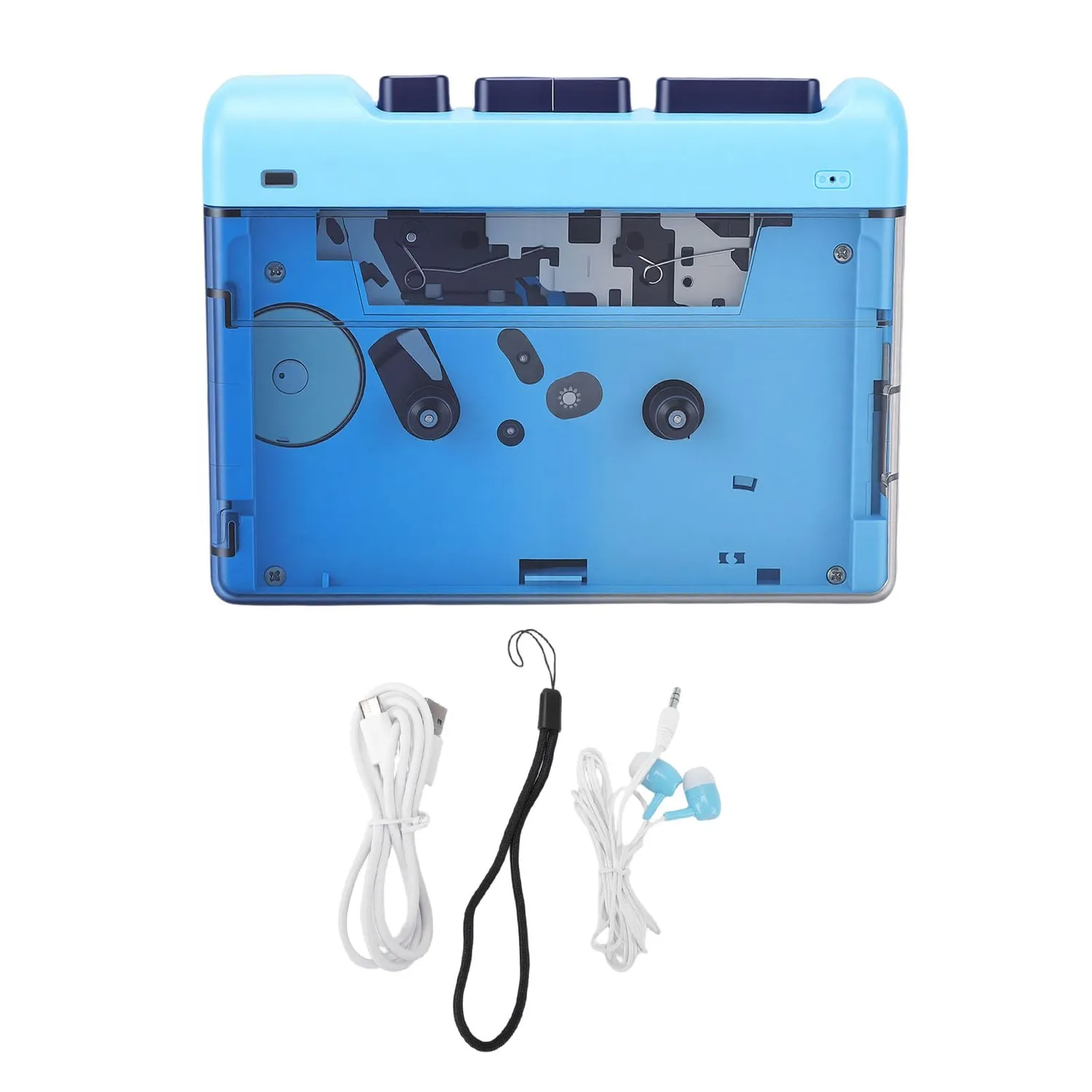 Zunate Lettore Cassette Portatile Retro Jack 3,5mm